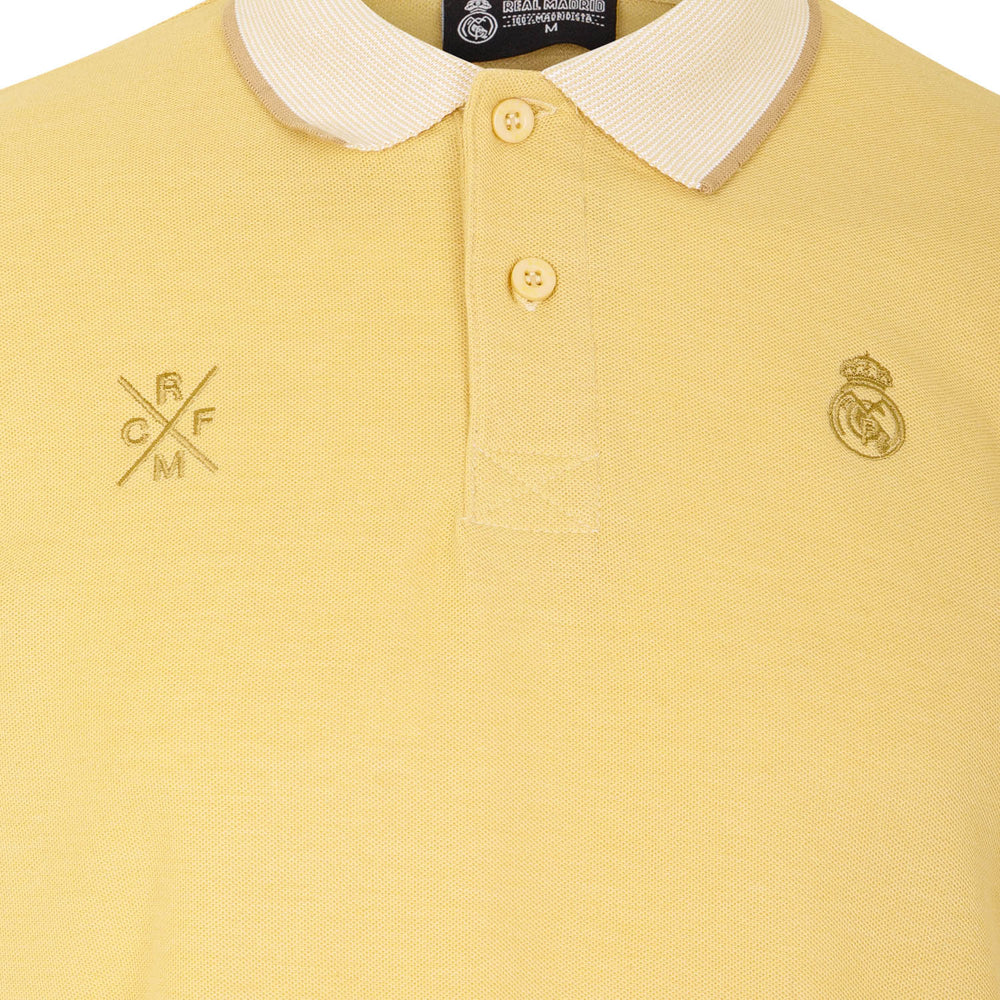 Mens Small Crest Polo Blended Beige