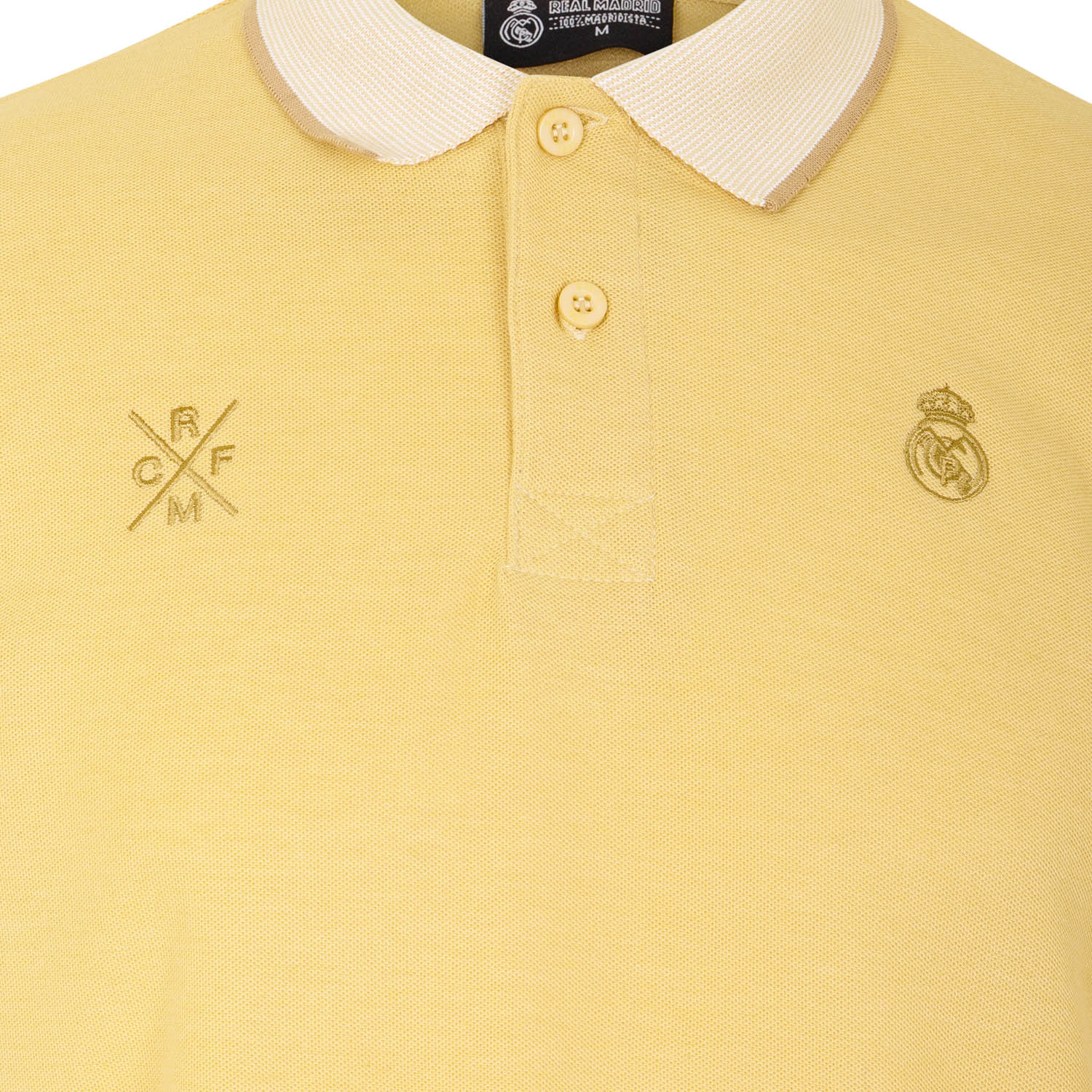 Mens Small Crest Polo Blended Beige