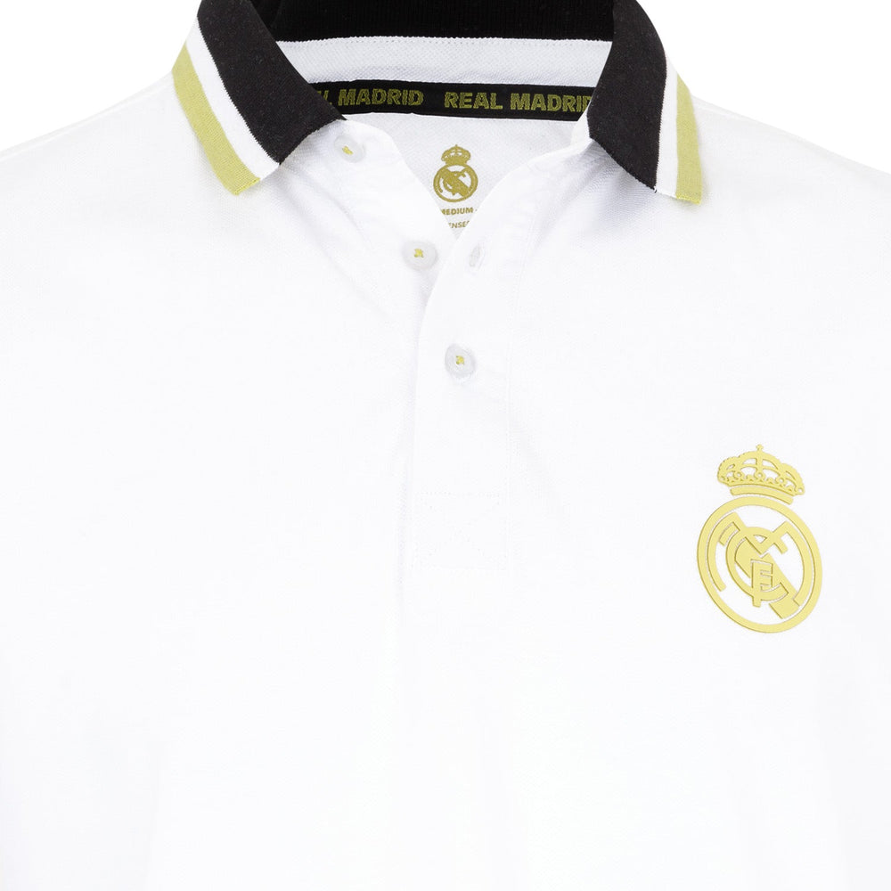 Mens Pique Polo White/Lime