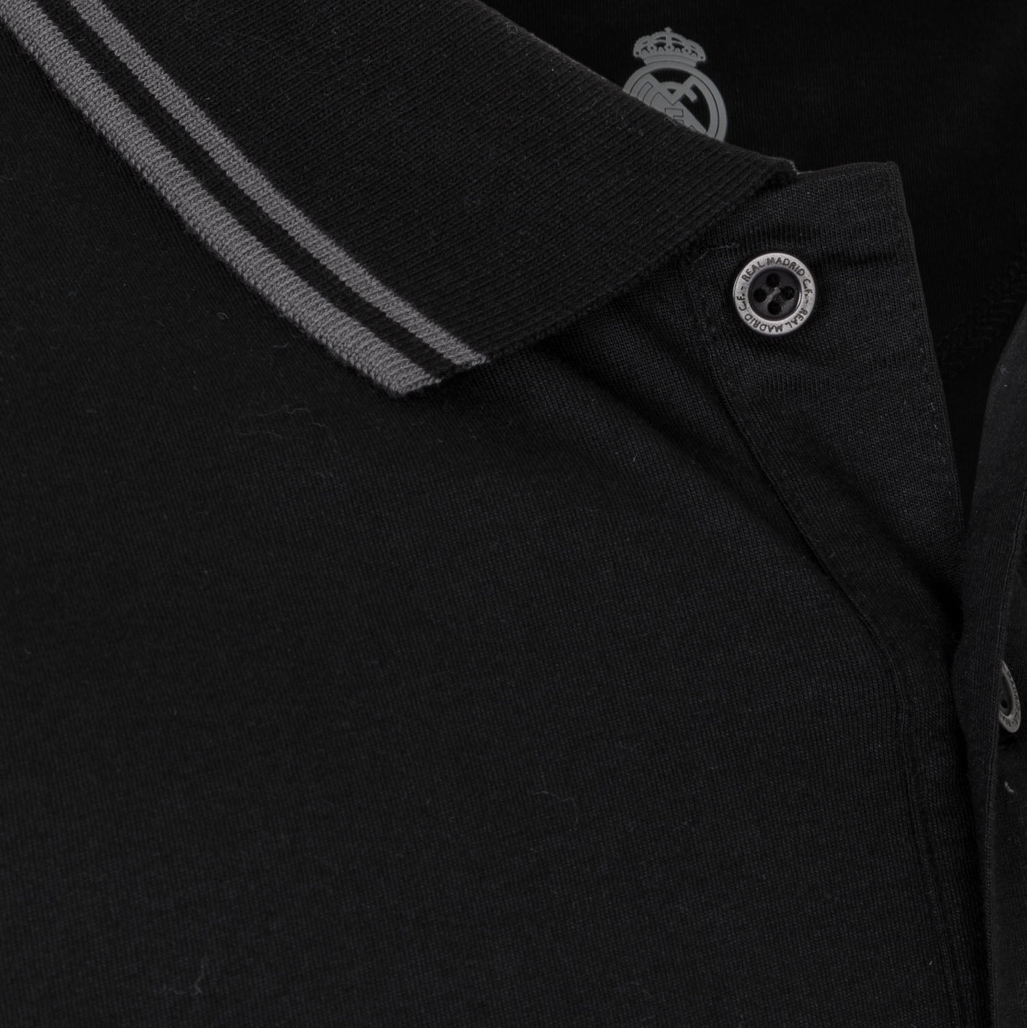 Mens Signature Polo Black – Official Real Madrid Store