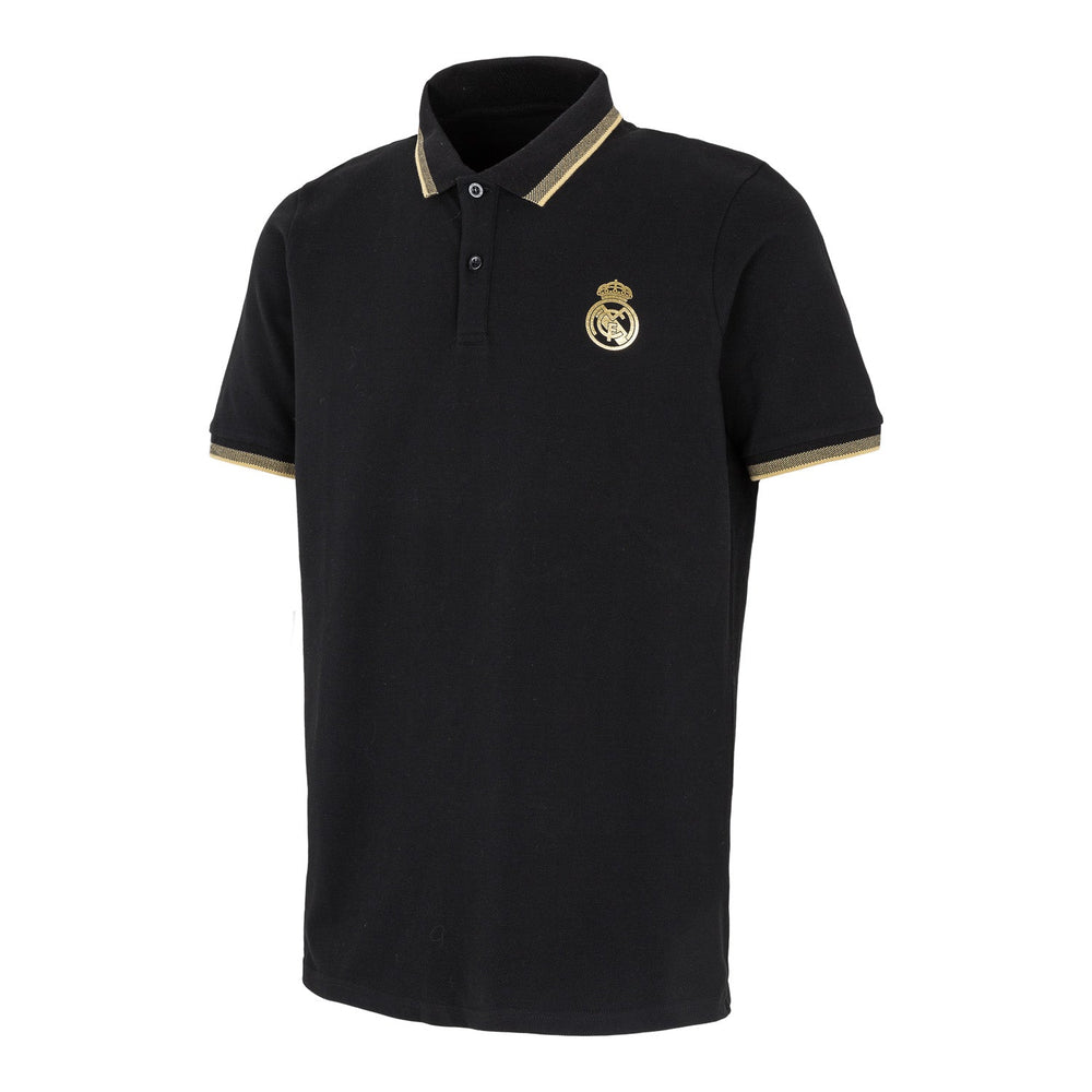 Mens Black & Gold Polo