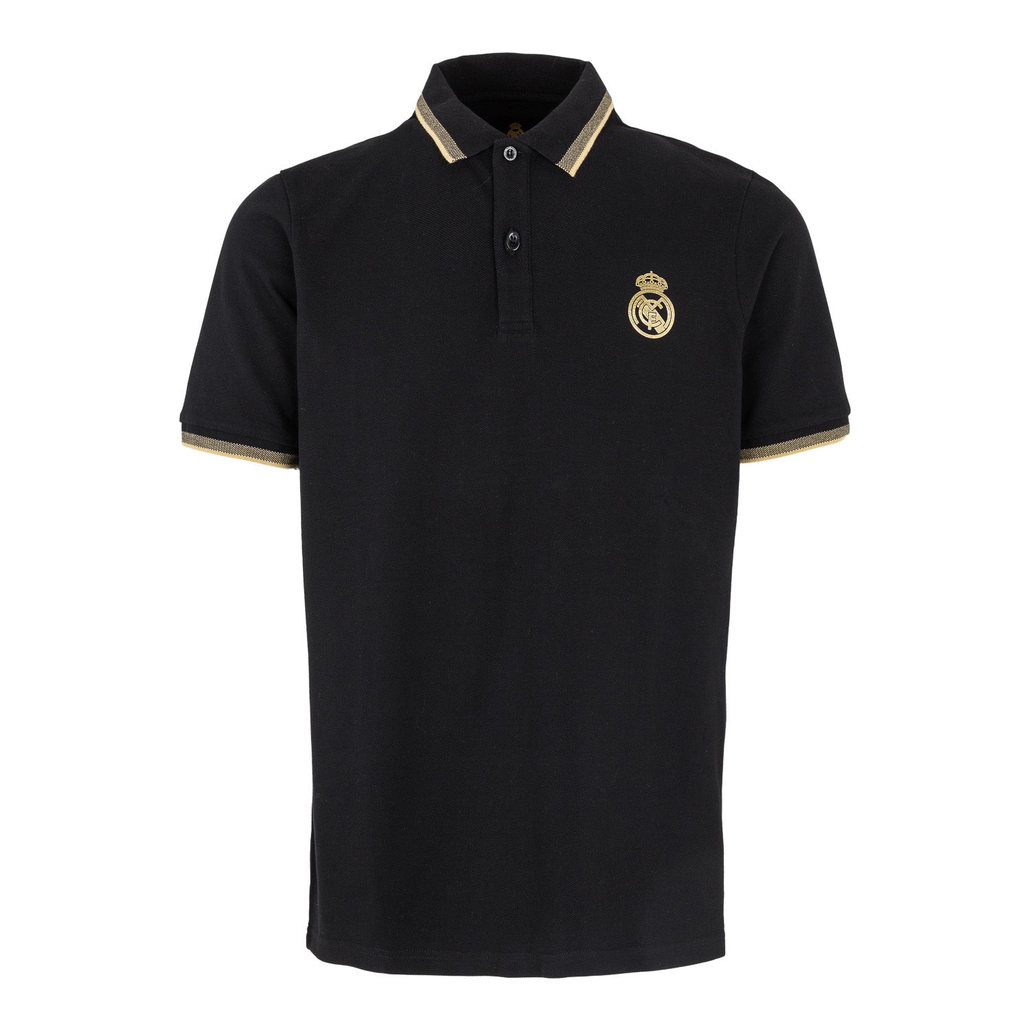 Mens Black & Gold Polo