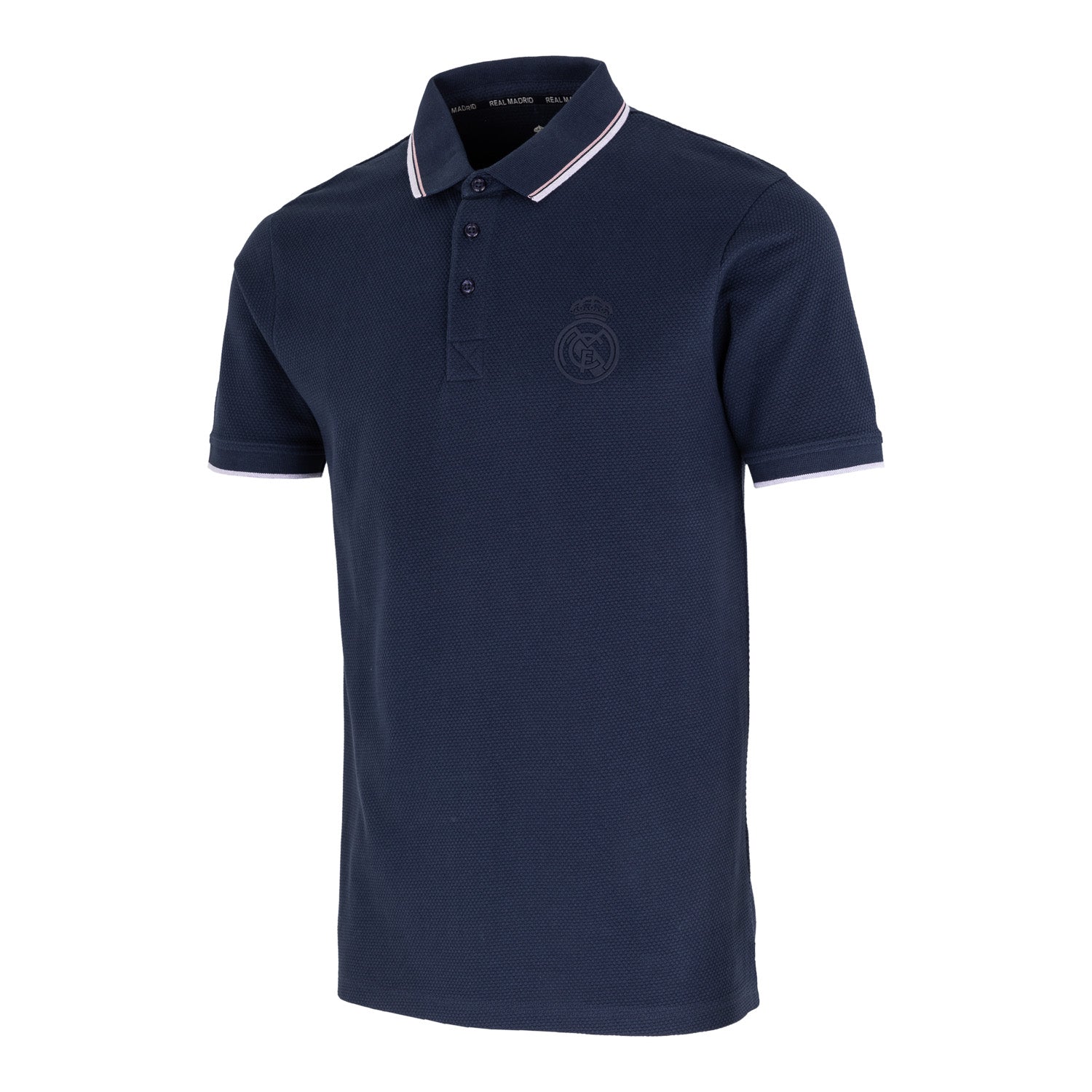 Sakura Mens Jacquard Polo Navy
