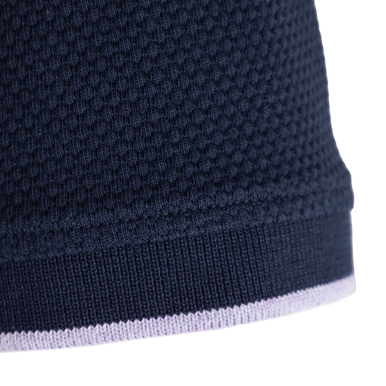 Sakura Mens Jacquard Polo Navy