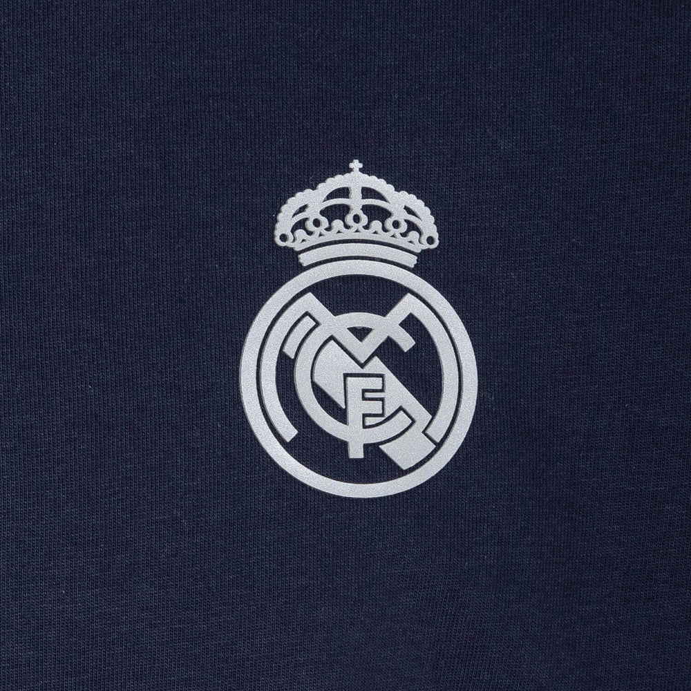 Bernabéu Neon Lights Mens Tipped Polo Shirt Navy