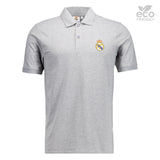 Polo Gris Hombre ECO Essentials Real Madrid Escudo Color
