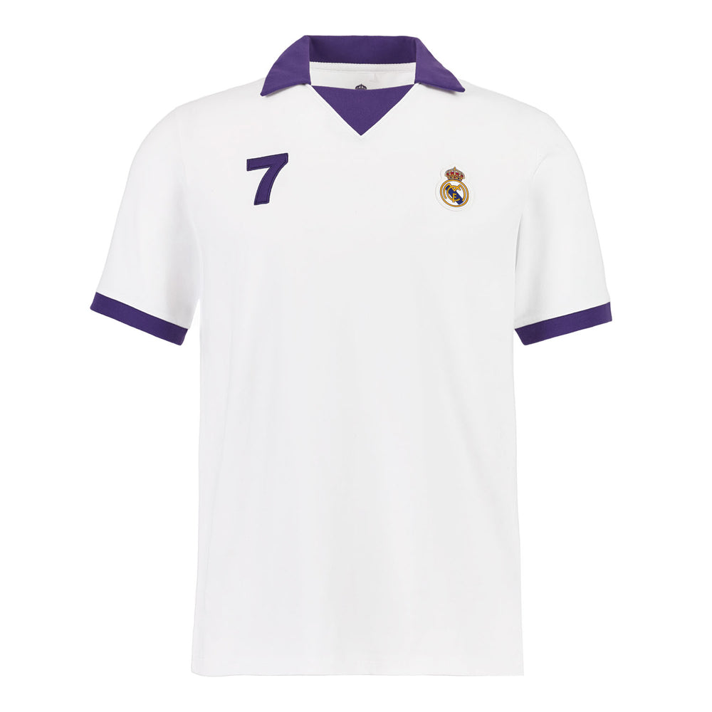 Polo Homme Rétro Manches Courtes Coton Blanc