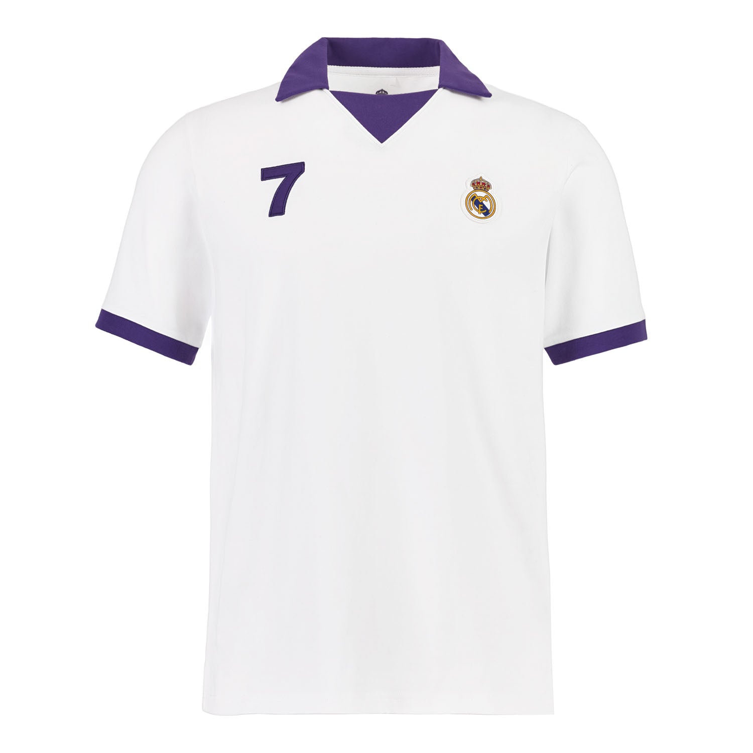 Men's Retro Short Sleeve Cotton Polo White