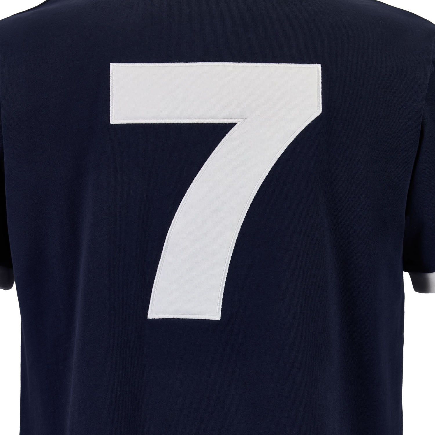 Men's Retro Short Sleeve Cotton Polo Navy Blue