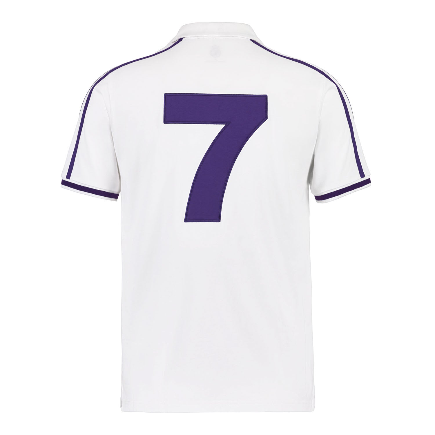 Men's Retro RM Short Sleeve Cotton Polo White