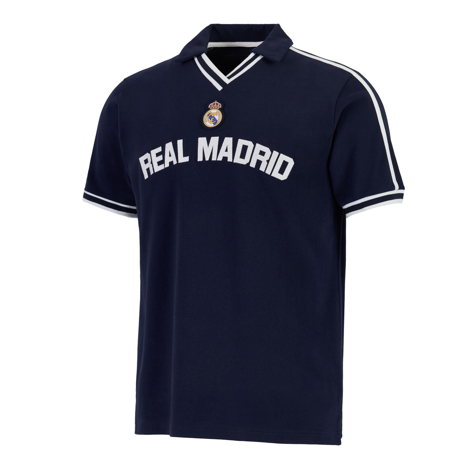 Men's Retro RM Short Sleeve Cotton Polo Navy Blue