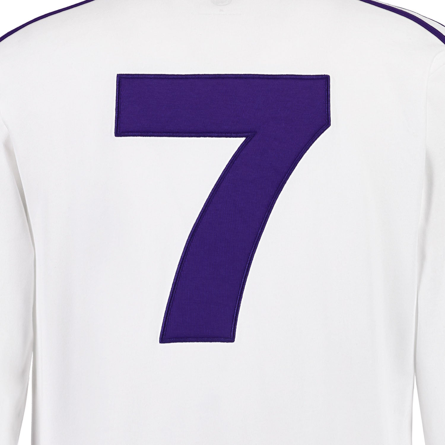 Men's Retro Long Sleeve Cotton Polo White