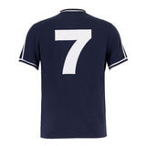 Camiseta Hombre Retro Algodón Azul Marino