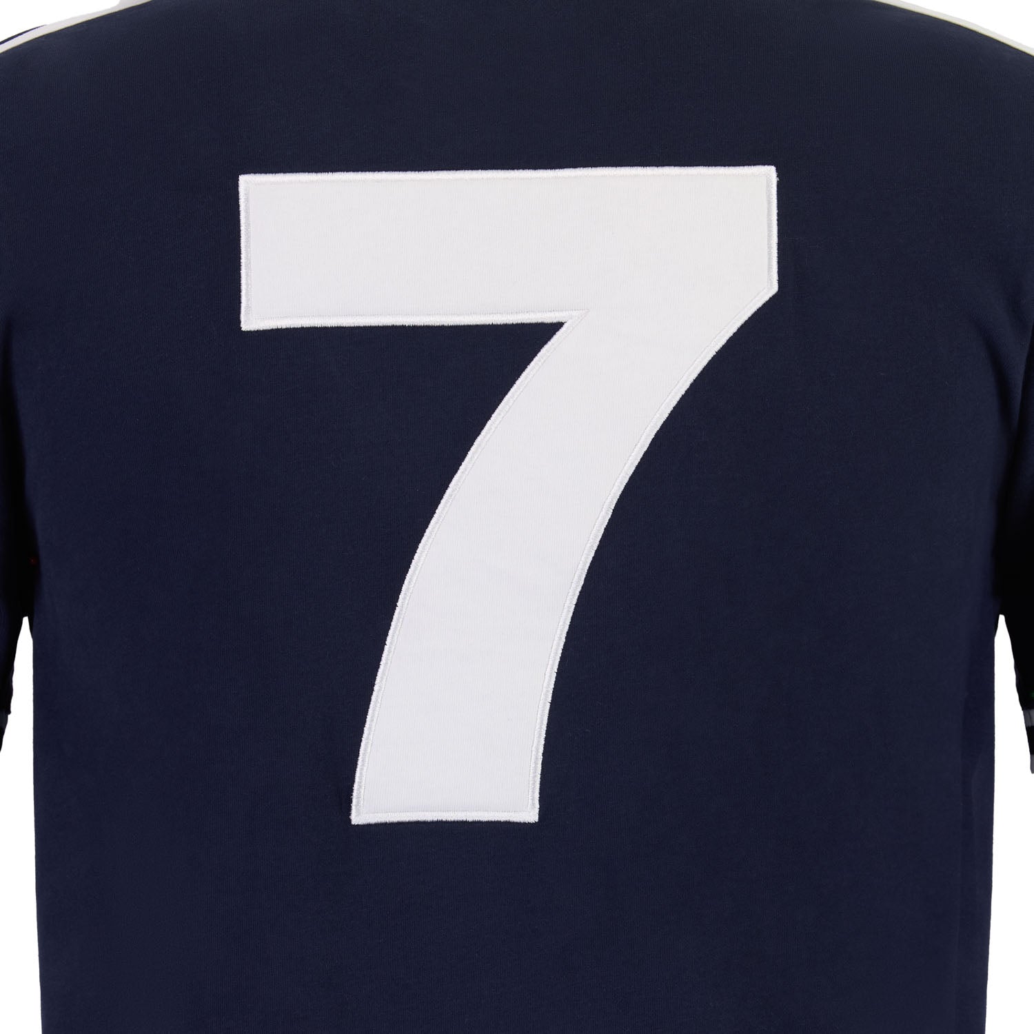 Men's Retro Cotton T-Shirt Navy Blue