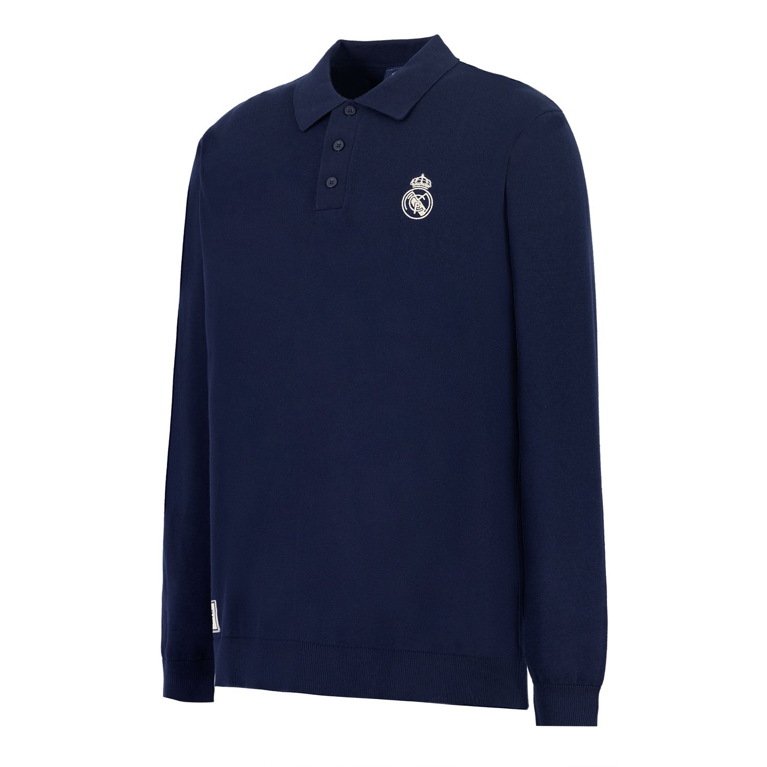 Polo Hombre Halfway Manga Larga 100% Algodón Azul Marino