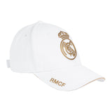Real Madrid Crest Cap White/Gold