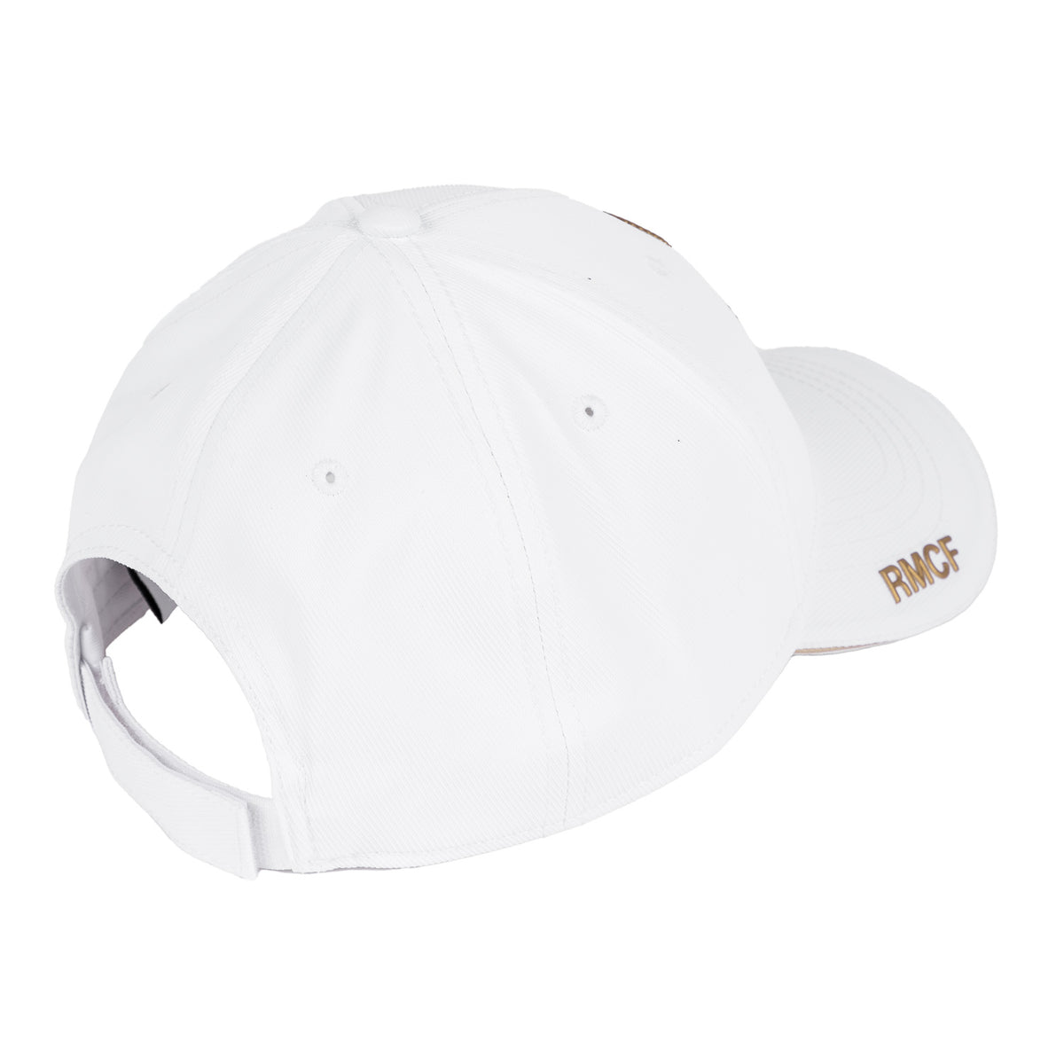 Gorra Escudo Real Madrid Blanca/Dorada