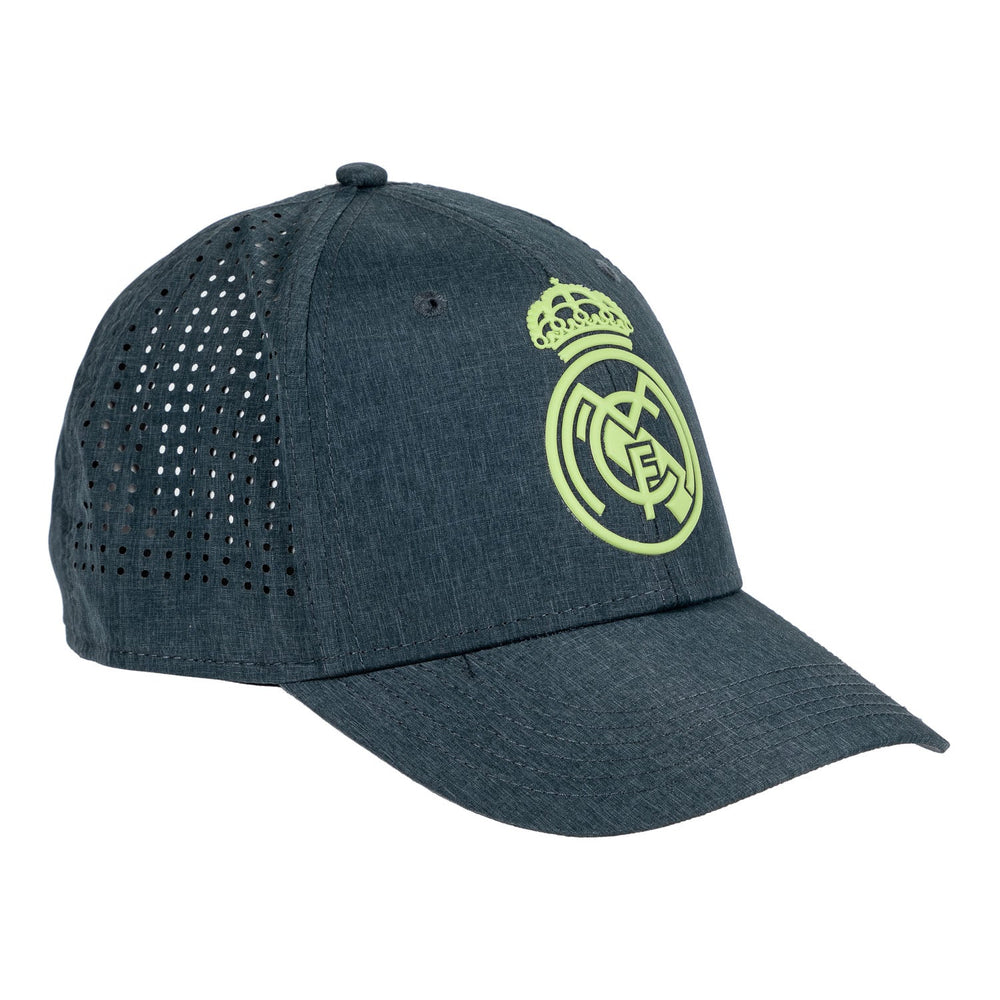 Real Madrid Crest Logo Cap - Grey