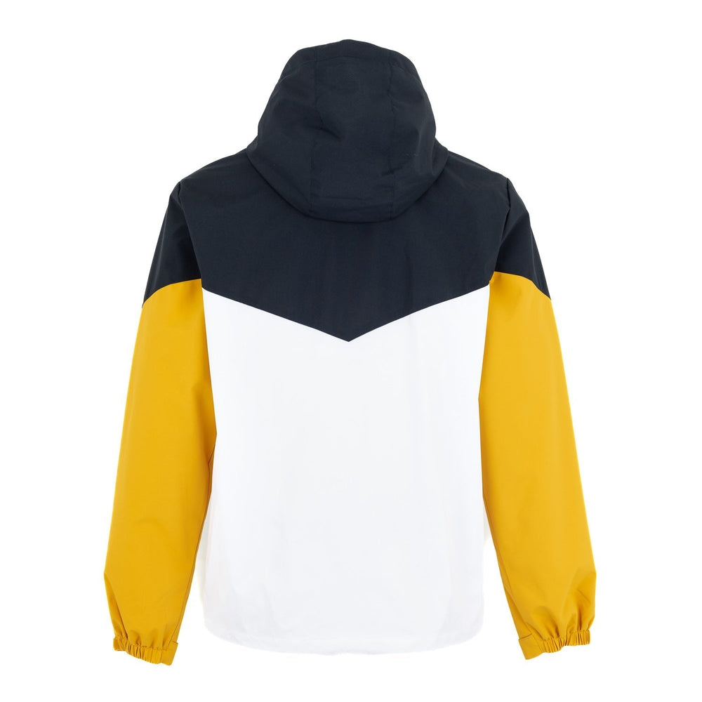 Mens Outerwear Color Block Windbreaker White