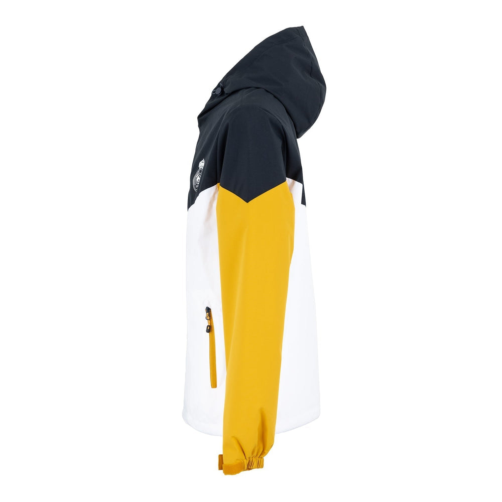 Mens Outerwear Color Block Windbreaker White