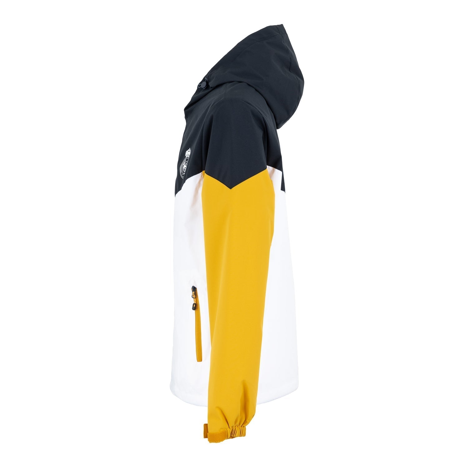 Mens Outerwear Color Block Windbreaker White
