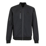 Mens Outerwear Light Bomber Jacket Monocolor Black
