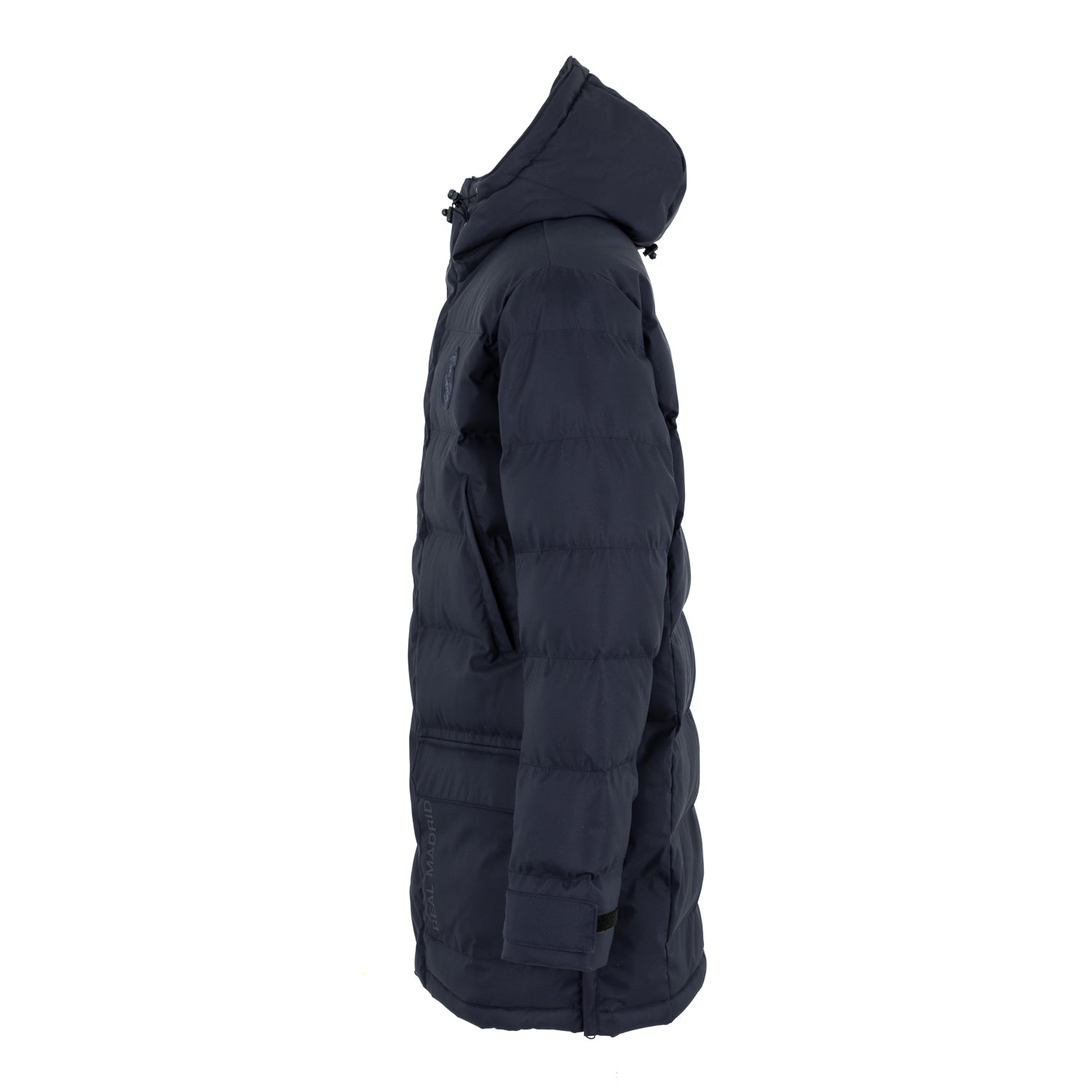 Mens Outerwear Long Padded Parka Coat Navy – Official Real Madrid
