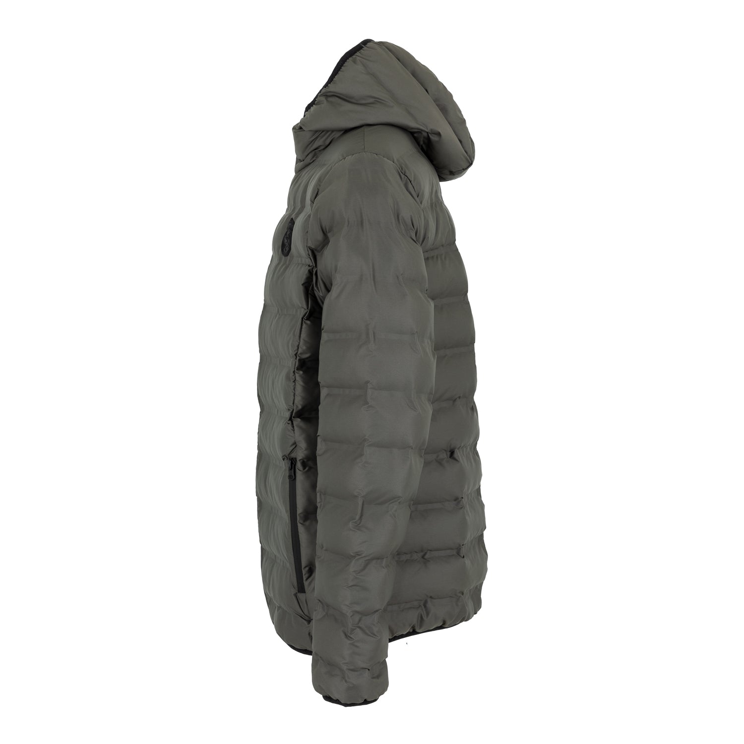 Mens Outerwear Thermosealed Puffer Jacket Green – Official Real
