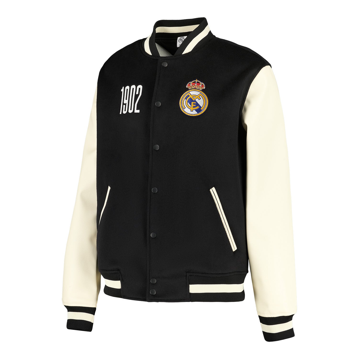 Mens Collegiate Jacket Black/White