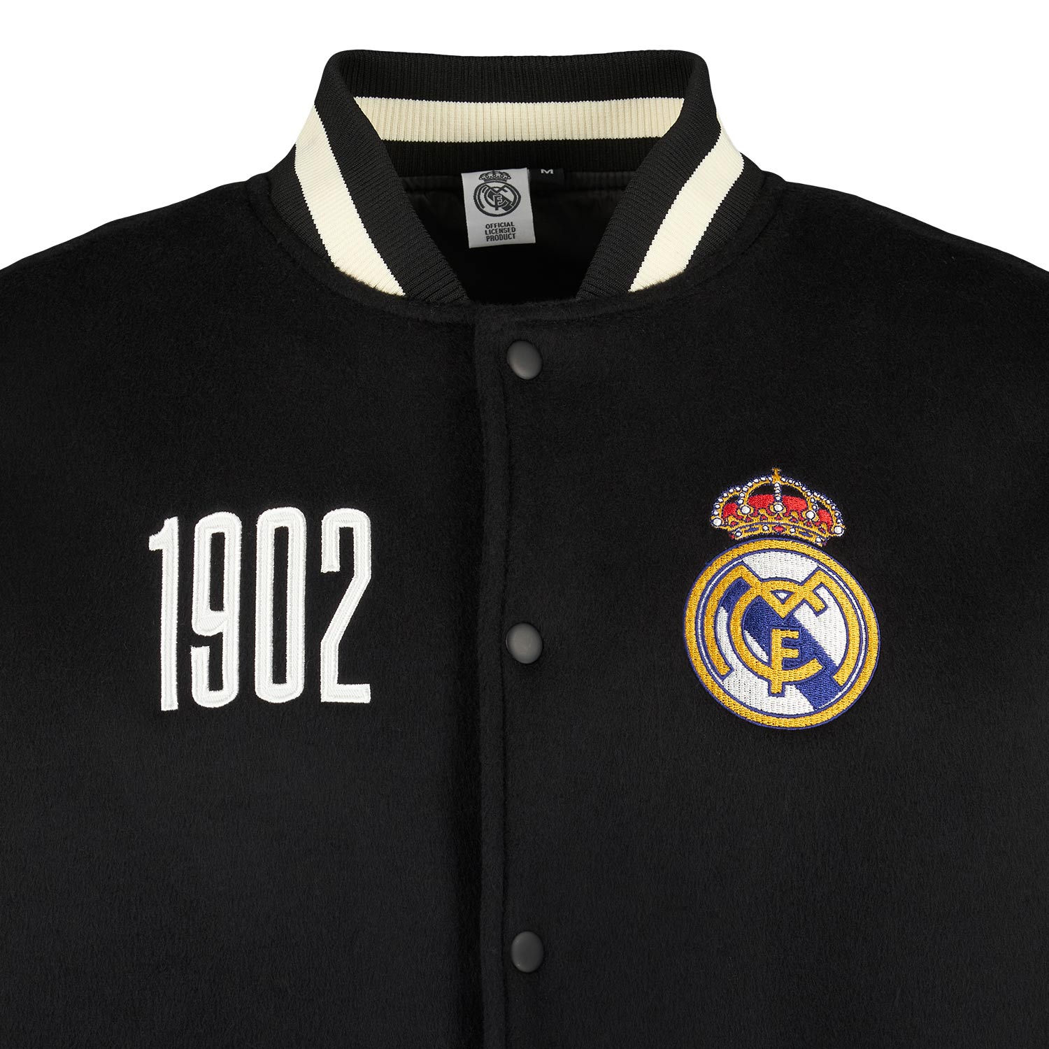 Mens Collegiate Jacket Black/White