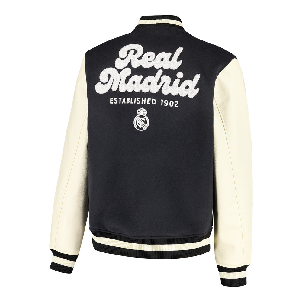 Mens Collegiate Jacket Grey/White