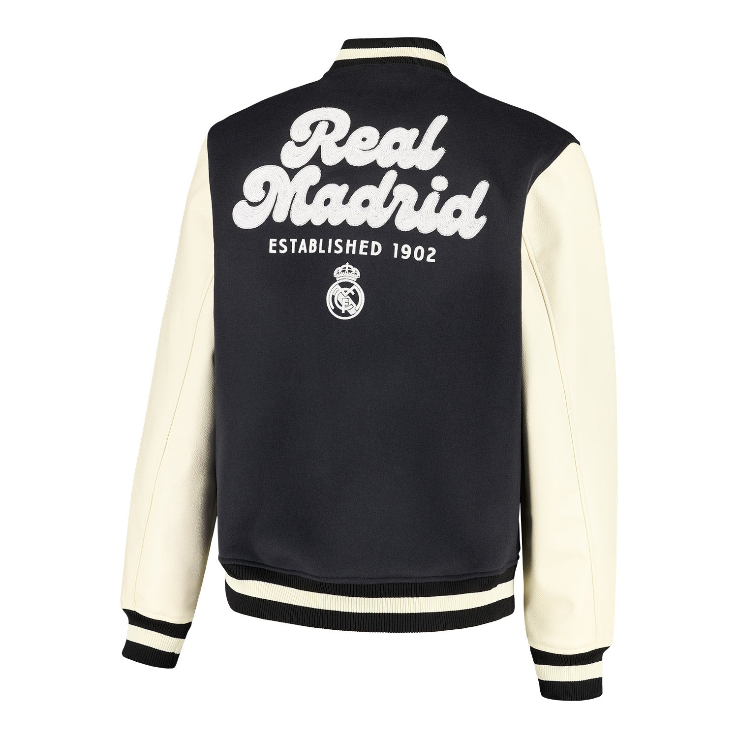 Mens Collegiate Jacket Grey/White