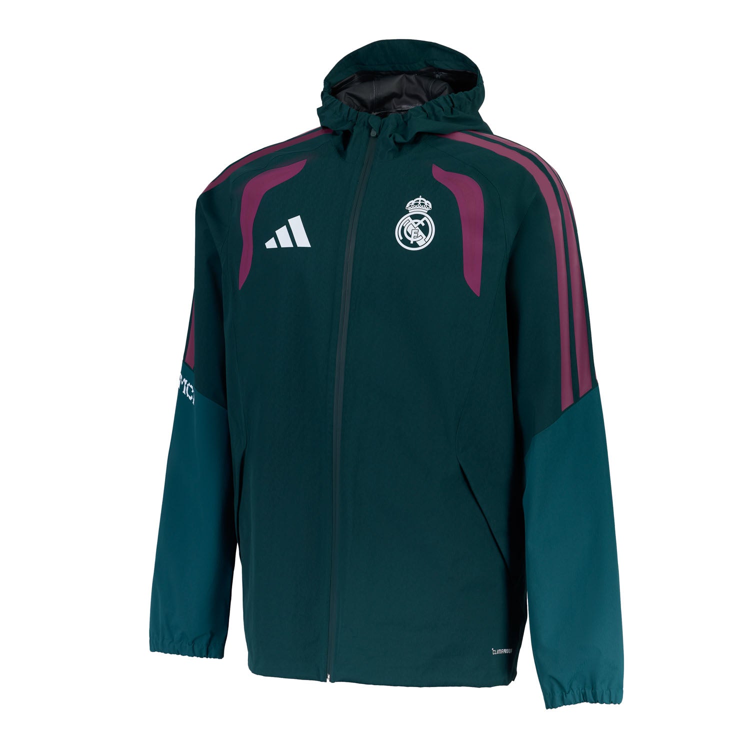 Mens adidas Pro Training Rain Jacket 26/27 Green