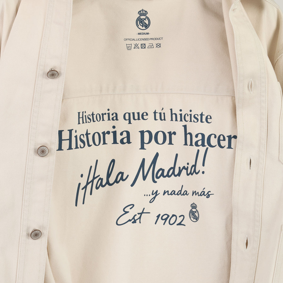 Mens Hala Madrid Canvas Jacket Beige