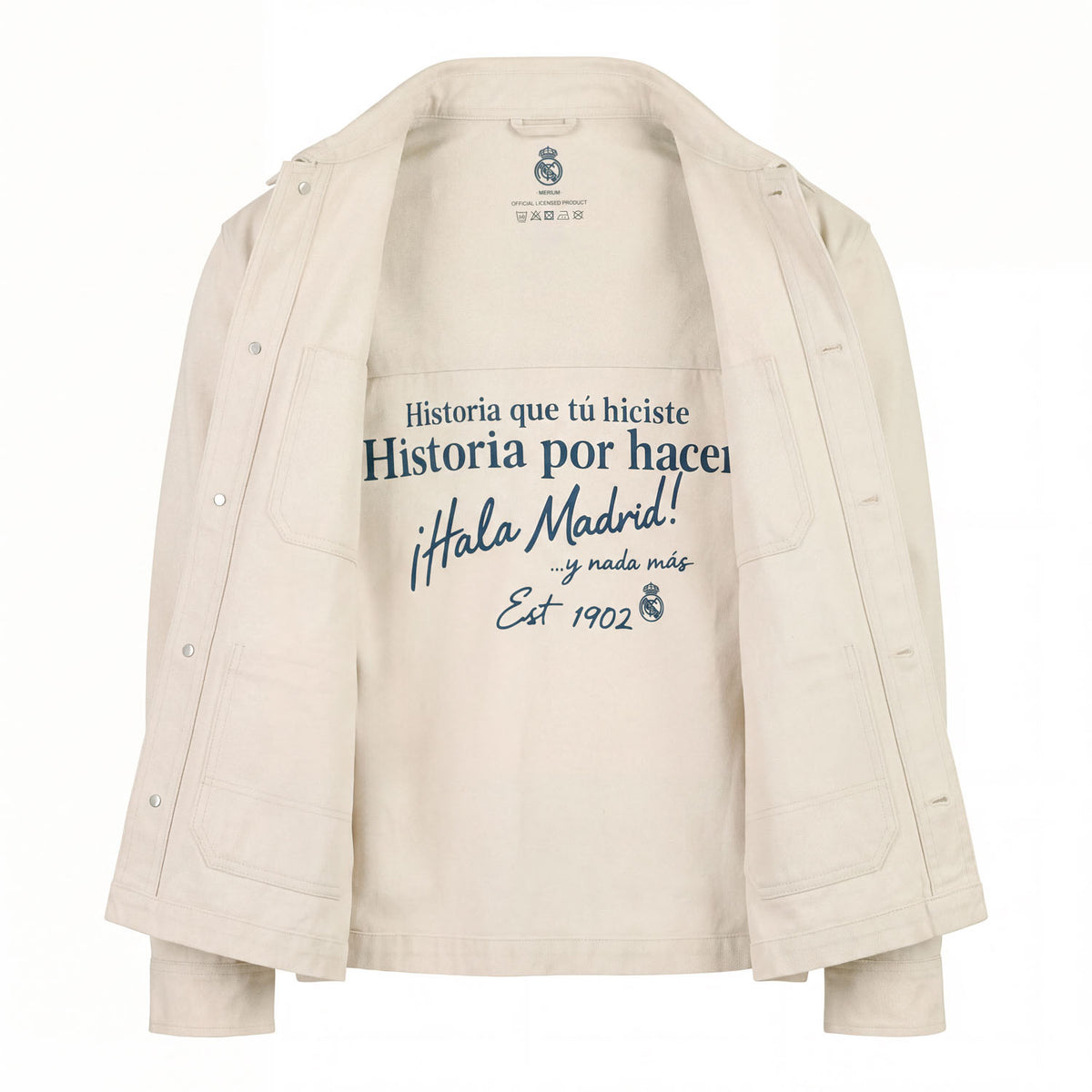 Mens Hala Madrid Canvas Jacket Beige
