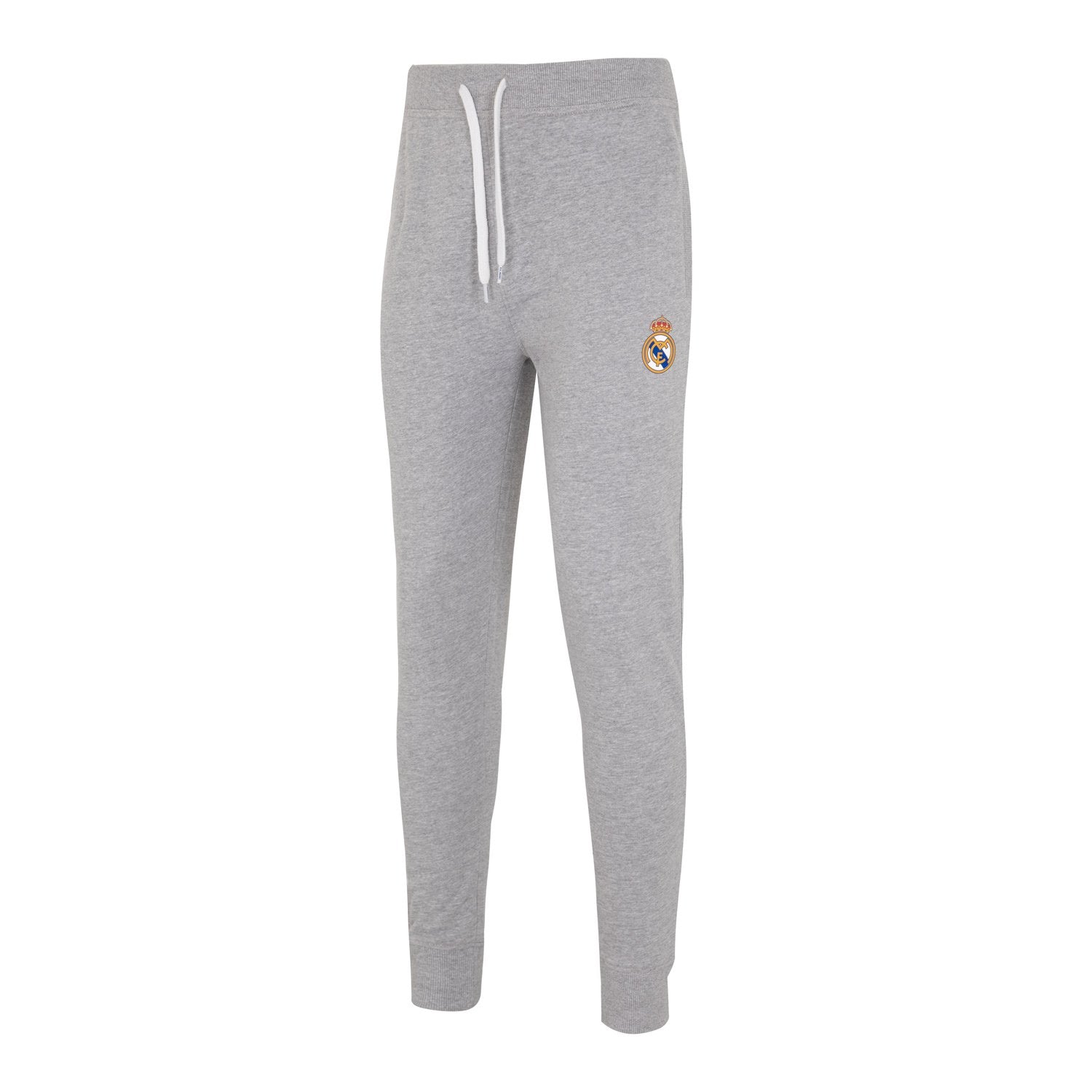 Mens Essentials Color Crest Jogger Trousers Light Grey