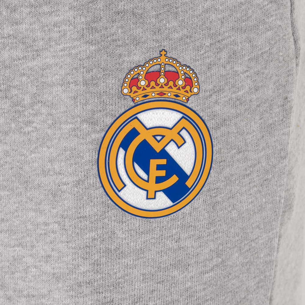 Mens Essentials Color Crest Jogger Trousers Light Grey