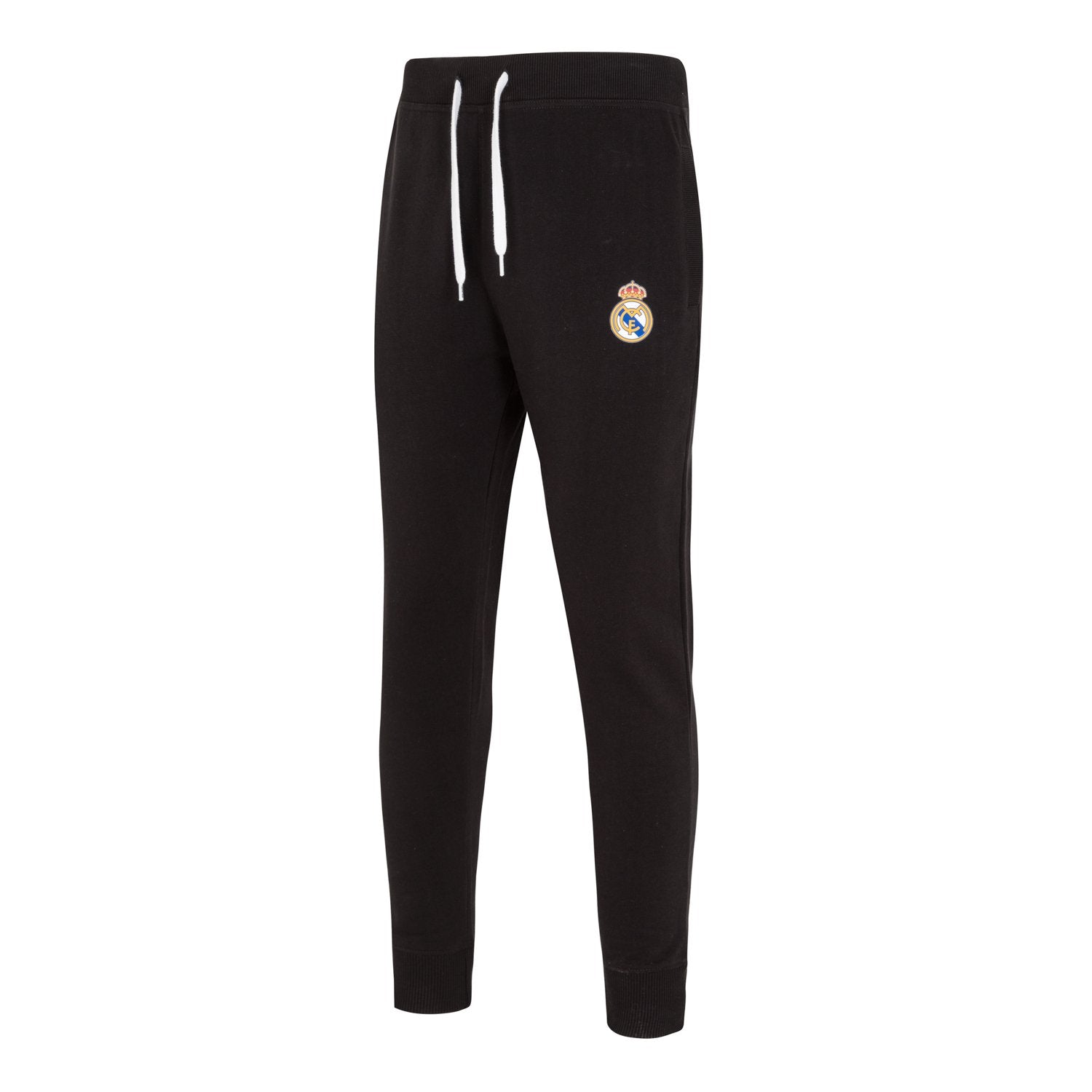 Mens Essentials Color Crest Jogger Trousers Black