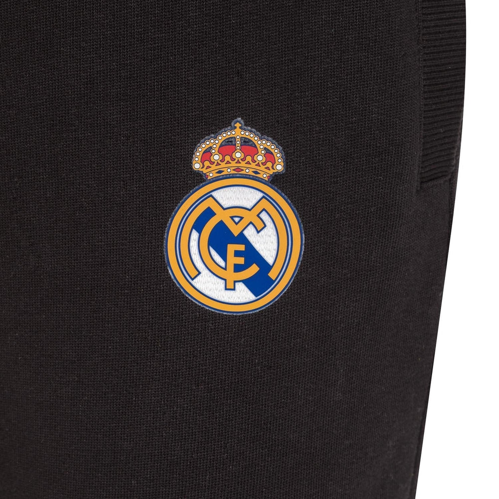 Mens Essentials Color Crest Jogger Trousers Black