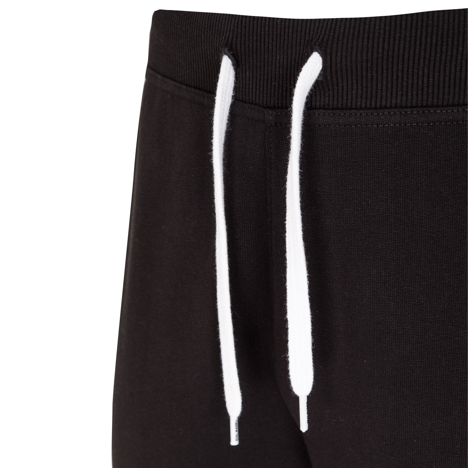 Mens Essentials Color Crest Jogger Trousers Black