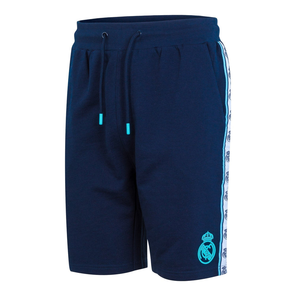 Madrid Sky Mens Tape Side Sweat Shorts Navy