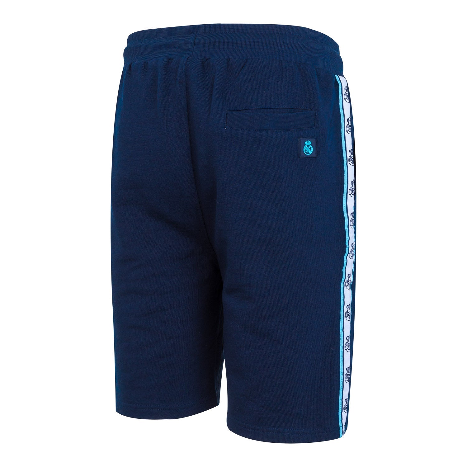 Madrid Sky Mens Tape Side Sweat Shorts Navy