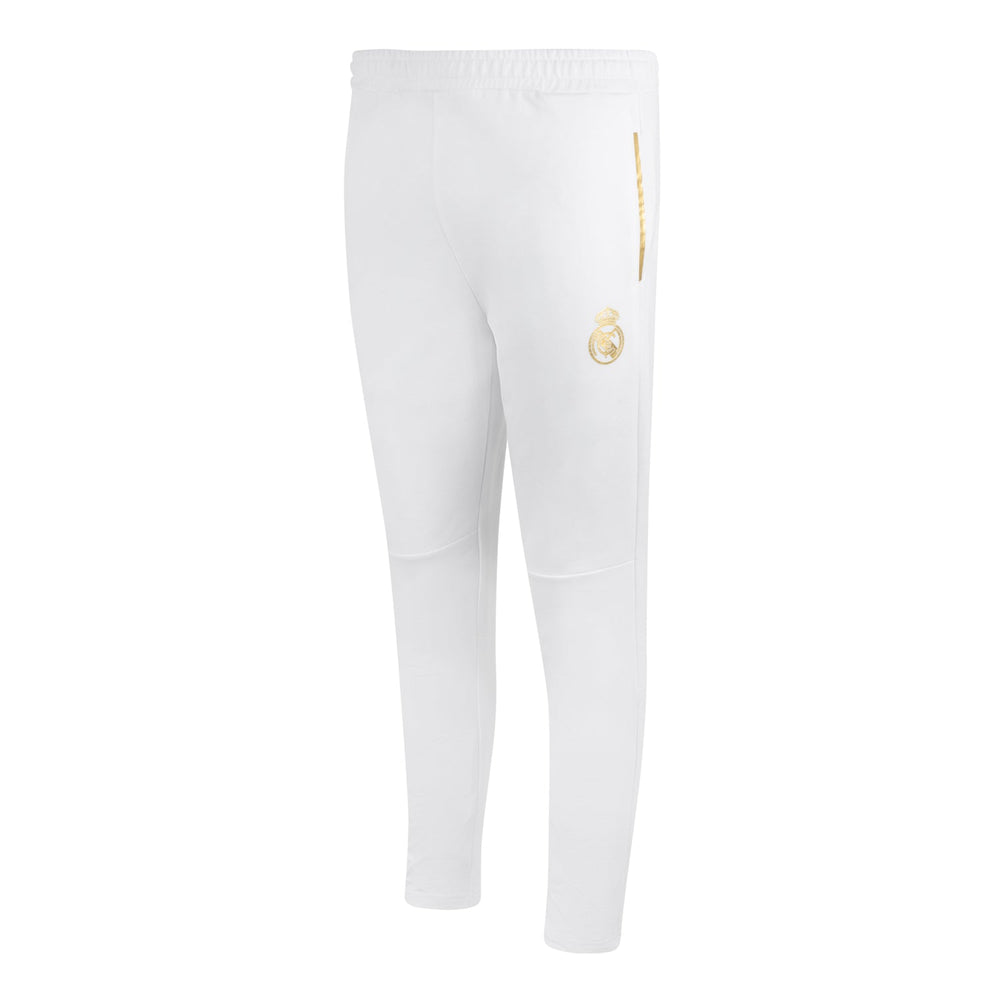 Mens White & Gold Trousers