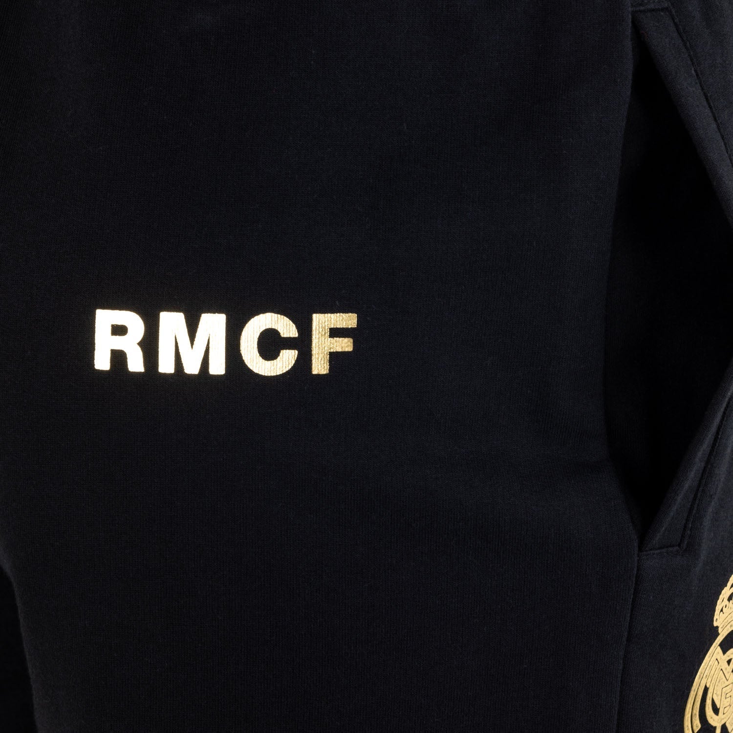 Mens Black & Gold Shorts