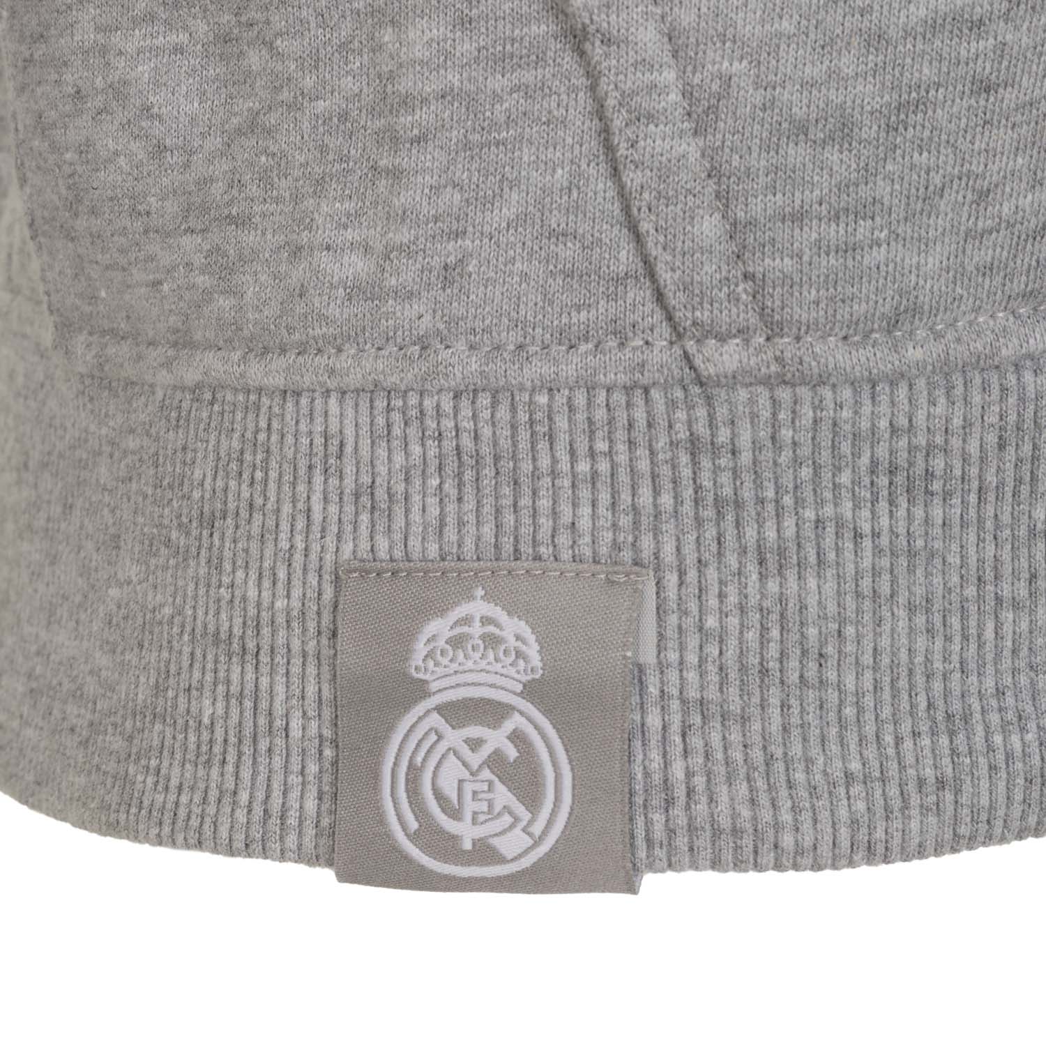 Mens Essentials Color Crest Hoody Light Grey