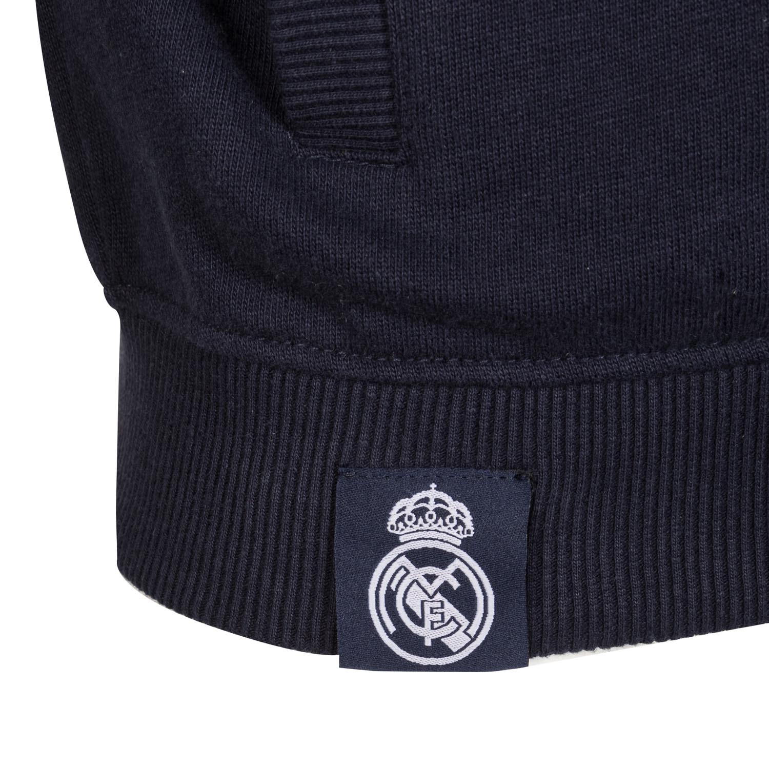 Mens Essentials Color Crest Full Zip Hoody Navy