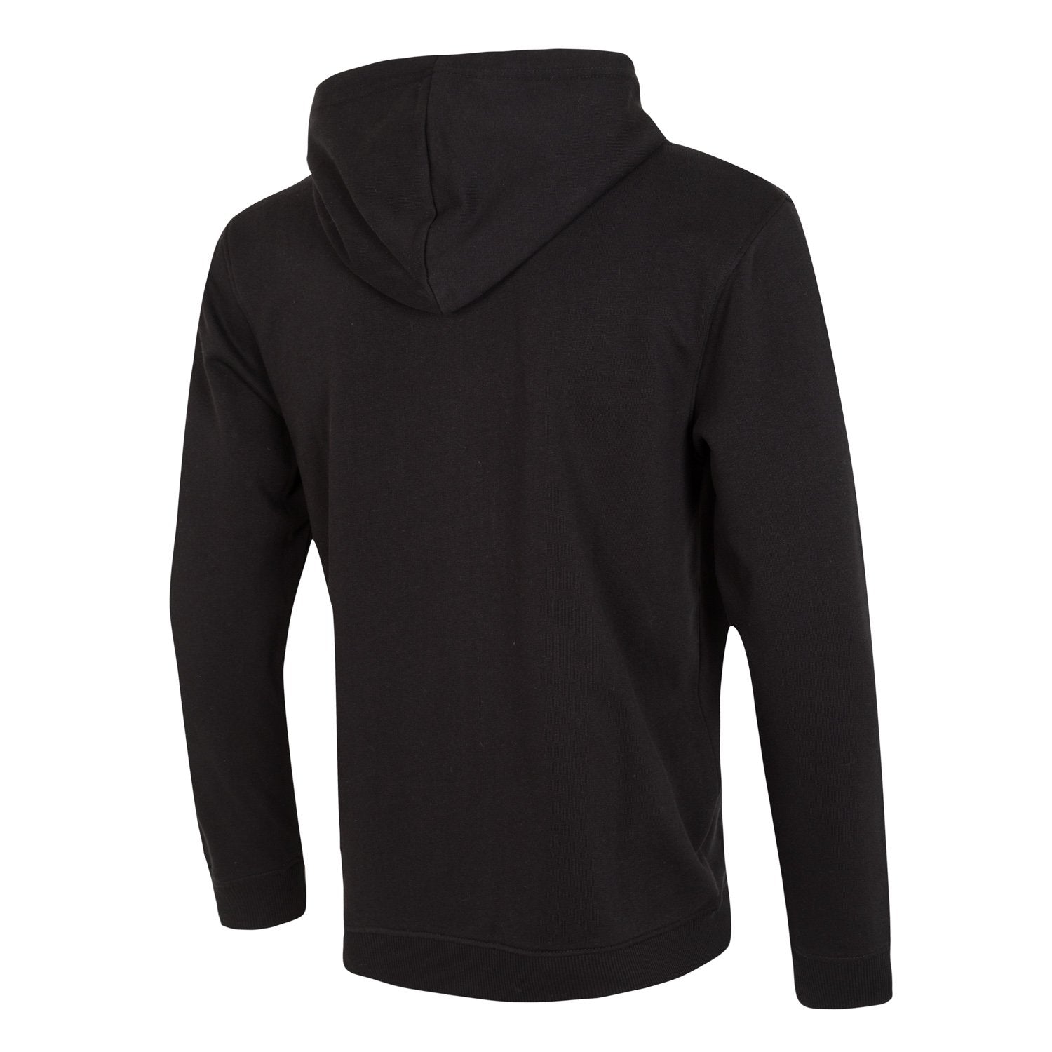 Mens Essentials Color Crest Full Zip Hoody Black