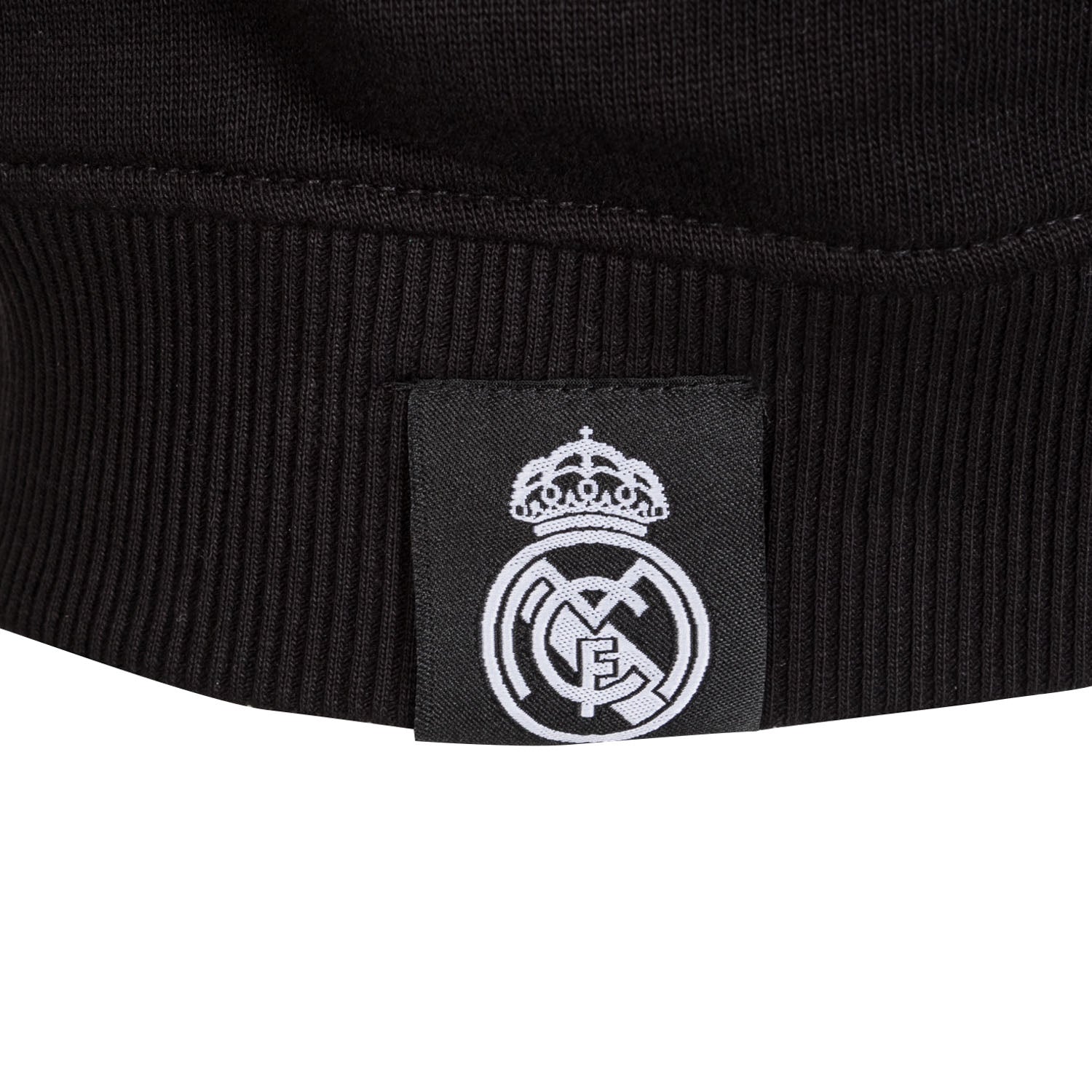 Mens Essentials Color Crest Full Zip Hoody Black