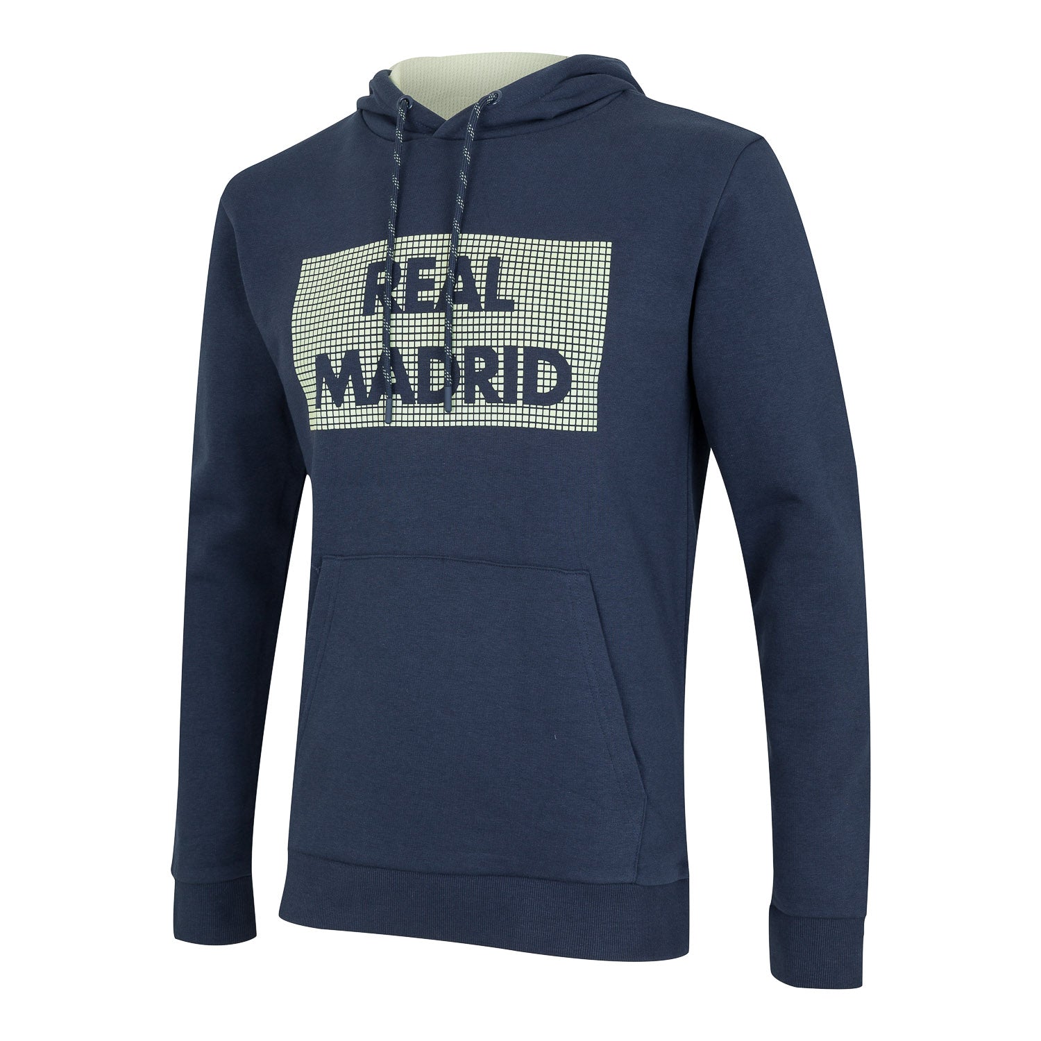 Mens Raised Rubber Text Hoody 1902 Navy Mint