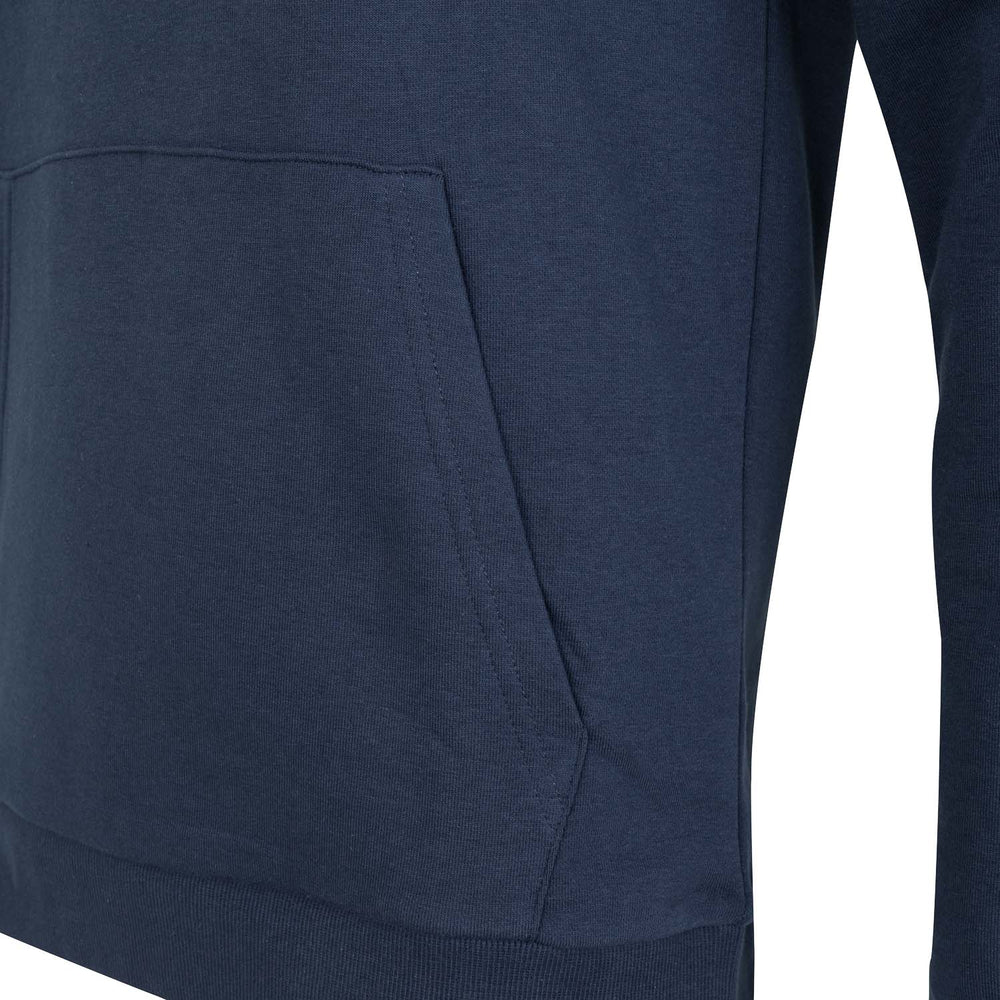 Mens Raised Rubber Text Hoody 1902 Navy Mint